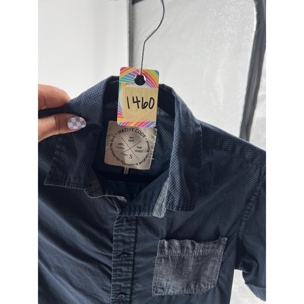 Native Code Button Down- Mens Small - Picture 9 of 10